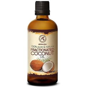 Gefractioneerde Kokosolie 100ml - 100% Puur Natuurlijke Lichaamsboter - Rijk aan Mineralen & Vitamines voor Intensieve Huidverzorging - Massage - Wellness - Cosmetica - Ontspanning - Anti-Rimpels - Anti-Aging - Hydrateert - Vochtinbrengend