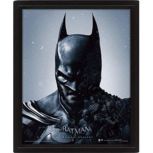 DC Comics Batman Arkham Origins 10 X 8-Inch ""Batman Joker"" Flip ingelijst 3D Poster, Multi-Colour