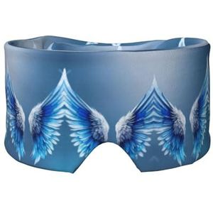 Slaapmasker met engelenvleugel, zachte huidvriendelijke oogbedekkingen, lichtblokkerend slaapmasker voor reizen, yoga, dutje