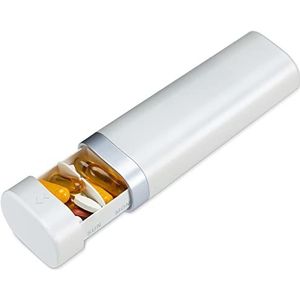Betife - Wekelijkse Pillenorganizer - Paarswit - 7 Dagen