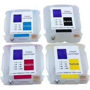 Navulinktcartridge met chip 10 11 for De-ignjet 100 110 70 2250 2280 2600 2200 2300 2230 1100 1000 2800 9110 9120 9130
