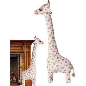 Giraffe Knuffel - Giraffe Gigantische pluche knuffel | Zachte pluche hoge giraffe met dieren | Giraf speelgoed met strakke stiksels voor babykamerdecoratie, voor jongens en meisjes, verjaardag
