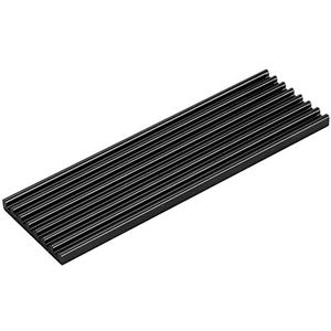 Solid State Drive Heatsink, Koelvin, Aluminium Koellichaam voor Desktops Laptops (Zwart)