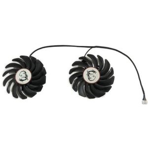 2 stuks 85 mm, PLD09210S12HH, VGA GPU-koeler, videokaartventilator, voor MSI voor GTX 1050 Ti voor GAMING X RX6600 voor ARMOR PLD09210B12HH