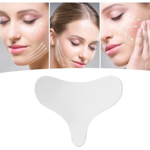 Herbruikbare Wasbare Siliconen Rimpelpads, Huidverstrakking Borst Gladdere Huid Antirimpelpleisters Huidverzorging Bevordert de Bloedsomloop Rimpelpads voor decolleté Halsgezicht