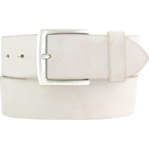 BELTINGER Riem van zacht rundleer, used look, 5 cm, jeansriem voor heren en dames, 50 mm, leren riem, vintage look, Mist, oud zilver, 80 cm/95 cm totale lengte