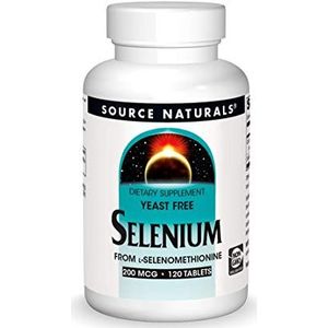 Source Naturals: Selen, L-Selenomethionine (200 mcg) - 120 Tabletten