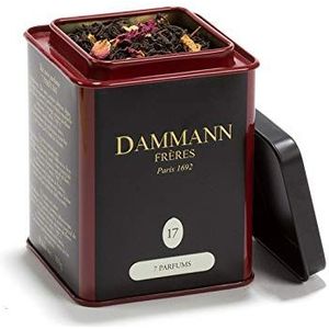 Pasticceria Passerini dal 1919 Dammann 7 parfums 17 - zwarte thee citrusvruchten, vijg, lotusbloem en pitanga, 100 gram, Dammann Frères