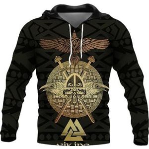 MYLLJBD Men'S Hoodies Men's Sweatshirt Hoodie, 3d Printed Pullover Sweatshirt, Fall Fashion Long Sleeve Casual Loose Fit Sweatshirt Hoodie-a-4xl