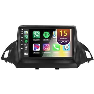 Android Radio voor Ford Escape Kuga 2 2013-2017, 9 inch Touchscreen Autoradio met Wireless CarPlay Android Auto Bluetooth WIFI(8Core(6+128GB))