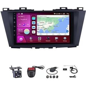 Android Autoradio Video Multimedia Speler, 9 Inch Touch Screen Radio Plug And Play Autotoebehoren met Bluetooth En Navigatie En Achteruitrijcamera Voor Mazda 5 3 CW 2010-2015(M200S 4G+WIFI 2G+32G)