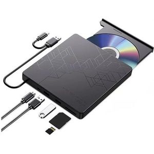 5-in-1 Externe Blu-ray-drive, Draagbare Optische Drives, Dvd-cd-brander, Speler En Lezer For Laptop-pc