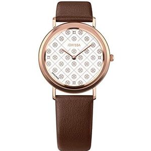 Jowissa AnWy Zwitserse dames horloge J6.222.L Rose/wit/bruin