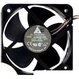 Voor DELTA AUB0512H 50x50x25mm DC 12V 0.22A Industriële koelventilator met dubbele kogellagers voor projectoren