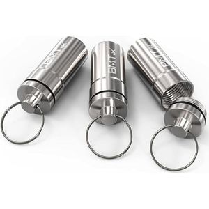 BMTick Waterdichte opbergcapsules (echte set, pillendoos, x3)