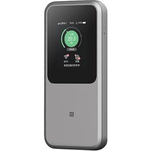 ZTE U50 Pro 5G Draagbare wifi 6 3600 Mbps hotspot-router met SIM-kaartsleuf, 10.000 mAh, 27 W, snel opladen
