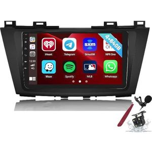 Android 15 Autoradio voor M-azda 5 (2011-2013) 9 inch 2K Touchscreen 2000 * 1200 Android Head Unit Multimedia Speler met Carplay GPS Navi BT 5G WiFi DSP SWC,K5 pro