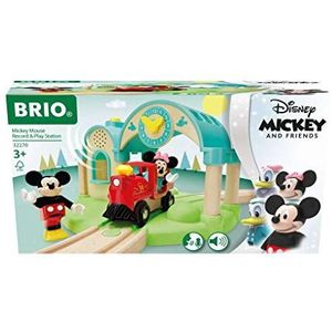 BRIO Mickey Mouse Record & Play Station 32270 - Treinbaan