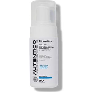 ShaveEzy Scheerschuim voor het hoofd met conventioneel elektrisch scheerapparaat of multi-scheerkop, 100 ml Bio Head Care Made in Italy Autentico Your Cosmetic ID