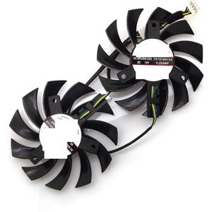 2pcs FD7010H12S 75mm DC12V 0.35A Video Fan For Sapphire R9 270 R7 260X HD6950 HD7850 HD6930 Graphics Card Cooling 4Pin