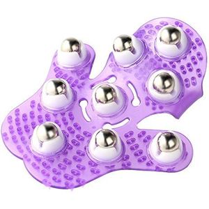 Anself Palm Shaped Massage handschoen body massager met 9 360 graden roller metalen roller bal willekeurige kleur #1
