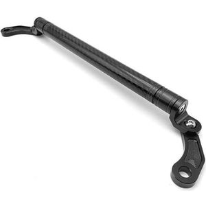 Motorfiets accessoires Voor PCX 125 PCX 150 PCX 160 Motorfiets Stuur Balans Dwarsbalk Hendel Carbon Look Telefoon Navigatie Stent Vervangende onderdelen(Zwart)