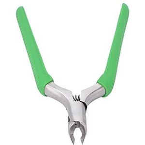 Nijnagelverwijderaar Nippers, antislip nagelknippers Veerontwerp Roestvrijstalen nagelriemsnijder voor pedicurewinkel voor uitgaan voor reizen voor manicurewinkel