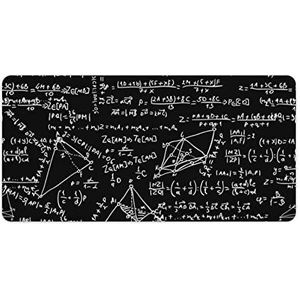 Wiskundige formule mode bureau muismat antislip gaming muismat accessoires decor 30x60cm