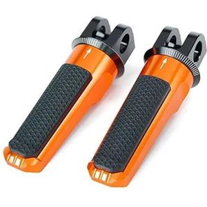 voetsteunen motorfiets CNC Voetsteunen Voetsteunen Front Rider Pedaal Voor KAWASAKI Voor Voor ZX-6R Voor ZX-10R Voor ZX6R Voor ZX10R Voor Z750R Z800 Z800E Z1000 Z1000R Motorfiets Voetsteun(Oranje)