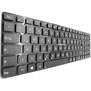 T-ProTek DUTSCHE - zwart toetsenbord keyboard versie 2 compatibel met Asus A55V, A55VM