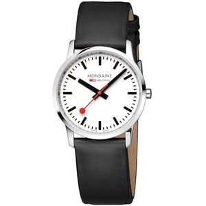 Mondaine Simply Elegant Unisex White Watch A400.30351.12SBB