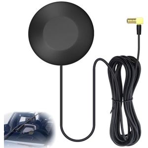 dab autoantenne voor pioneer, Kenwood, Alpine en Ailitech autoradios, hoge signaalgevoeligheid, hoge versterking (zwart, 3 m kabel)