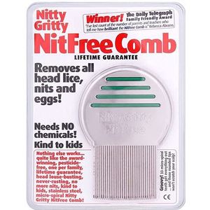 Nitty Gritty Nit Free Comb - Verwijdert alle hoofdluizen, neten en eieren