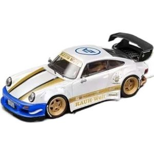 1/64 Voor Rauh-Welt RWB930 GT NFS Wit/Glanzend Paars Diecast Model Auto (Color : B, Size : With box)