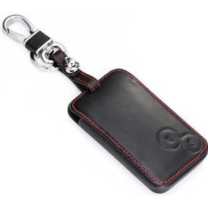 Sleutelbehuizing houder Lederen Autosleutel Case Sleutelhanger Protector Houder Accessoires Voor Laguna 2 Knoppen Smart Remote Fob Shell Cover Sleutelbehuizing