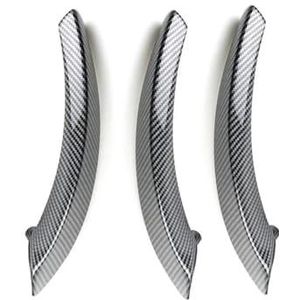 Deurkruk Auto-interieur Deurpaneel Handvat Trek Handgrepen Trim Cover Voor BMW Voor X5 Voor X6 Voor E70 Voor E71 Voor E72 2008-2013 binnendeurkruk(3pcs L-handle cover)