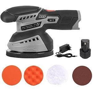 Lithium Batterij Polijstmachine Auto Polijsten Waxen Reiniging tot Krassen Draagbare Huishoudelijke Auto Excentrieke Waxing Machine Professionele instrumenten en gereedschappen(One battery)