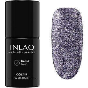 INLAQ® HEMA Free UV Gel Nagellak Glitter Shiny Signs Collectie - Gel Nagellak Free of Hema - Glitter Gellak UV Lak in Capricorn Kleuren - 6ml