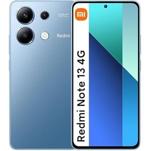 Xiaomi Redmi Note 13 4G Unlocked Smartohone 6 + 128 GB 6,67 inch 120 Hz AMOLED-display 108MP Triple Camera Snapdragon 685 Processor 5000mAh batterij 33W snel opladen (blauw)