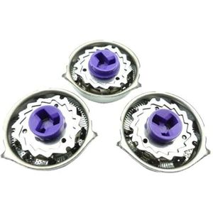 Set van 3 reservescheerkoppen voor Philips scheerapparaten HQ7320 HQ7340 HQ7360 HQ7380 HQ7390 AT890 AT891 HQ7120 HQ7260 HQ7310 HQ7350 HQ8445.
