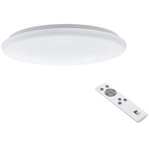 Eglo Giron led-plafondlamp met 1 fitting, materiaal: staal en kunststof, kleur: wit, diameter: 57 cm, dimbaar, wittinten instelbaar via afstandsbedien