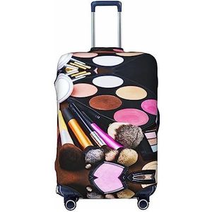 UNIOND Make-up Party Gedrukt Bagage Cover Elastische Koffer Cover Reizen Bagage Protector Fit 18-32 Inch Bagage, Zwart, XL