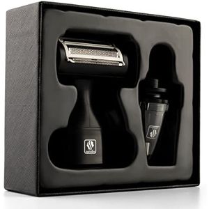 Skull Shaver Foliescheerapparaat en Neustrimmer Opzetstuk Bundel voor Pitbull, Butterfly Kiss en Palm Series