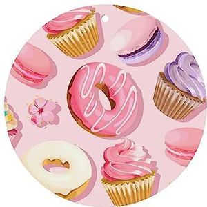 6 Stks Opknoping Luchtverfrissers voor Auto Diffuser Ornamenten Cupcakes Donuts Muffins Suiker Verfrissen Lucht Geurig voor Meisjes Vrouwen Auto Interieur Gift Set Grappige Auto Accessoires Decor