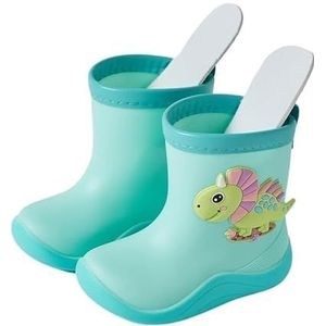 Rain Shoes For Boys And Girls, Rain Boots Waterproof Shoes, Non-slip Rain Boots(Color:Dinosaurs,Size:17)