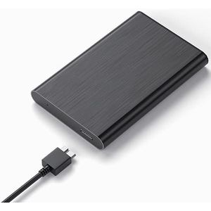 Draagbare HDD externe harde schijf 1tb /500gb /250gb / 80 gb, 2,5 inch Usb3.0 gegevensopslag, geschikt voor pc, desktop, laptop, Macbook, Xbox One, Ps4, Smart TV (500 GB, zwart)