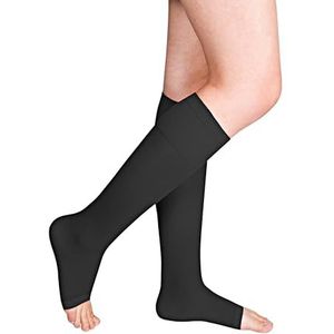 Steunkniekousen - Open Teenstuk - 70 Den - 84% Nylon - 16% Elastan