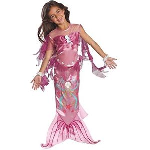 Rubie ́s officiële roze zeemeermin kostuum meisjes (grote leeftijden 9-10)
