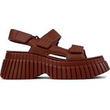 CAMPER - BCN - Sandaal - Roestrood - Gevoerd - Verstelbare Riemen - Lichte EVA-zool