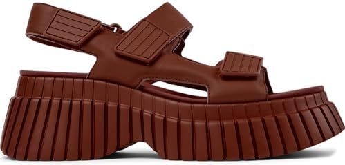 CAMPER - BCN - Sandaal - Roestrood - Gevoerd - Verstelbare Riemen - Lichte EVA-zool